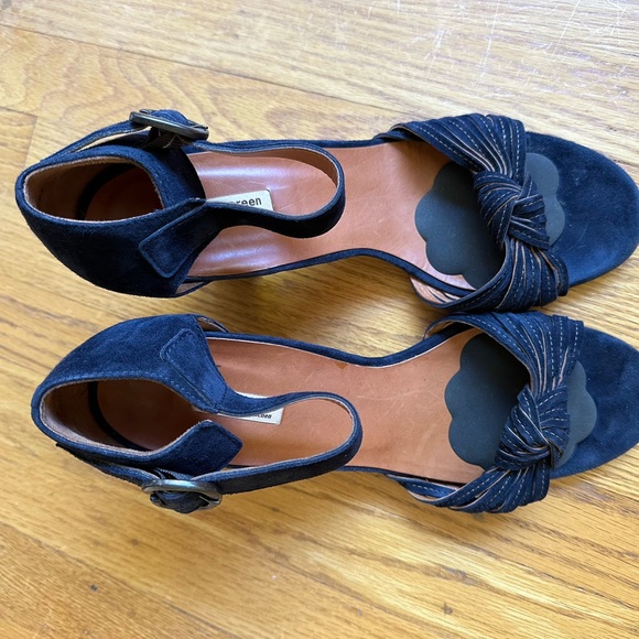 Paul Green Munchen Handmade Open Toe Ankle Strap Sandals - Picture 4 of 7